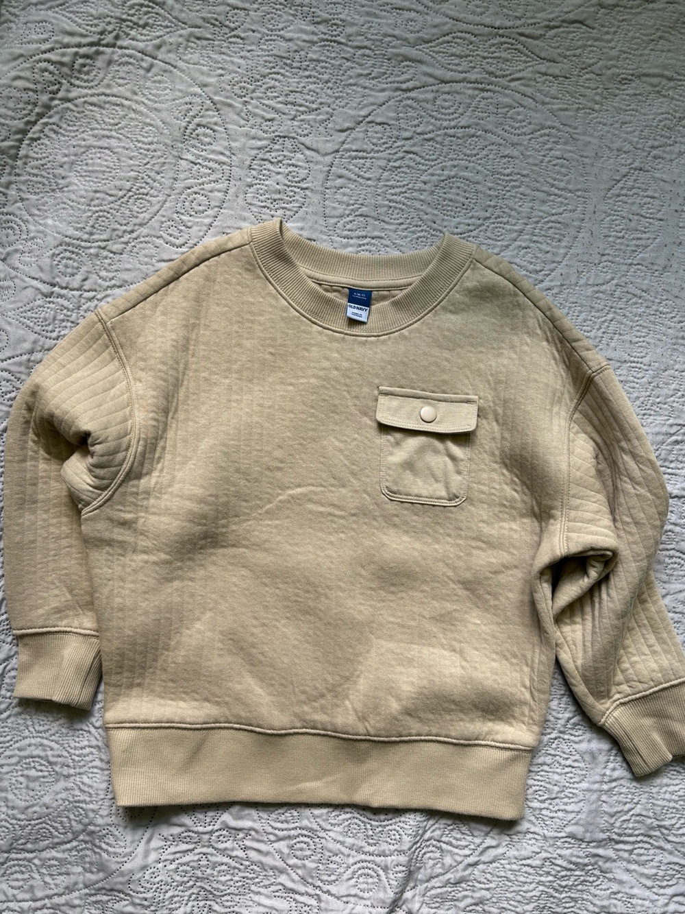 Old Navy Boys Quilted Utility Pocket Sweatshirt